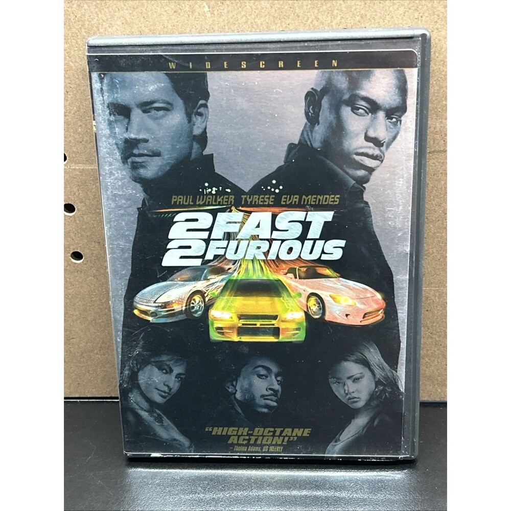 2 Fast 2 Furious - DVD, 2002, Widescreen, Fast Shipping